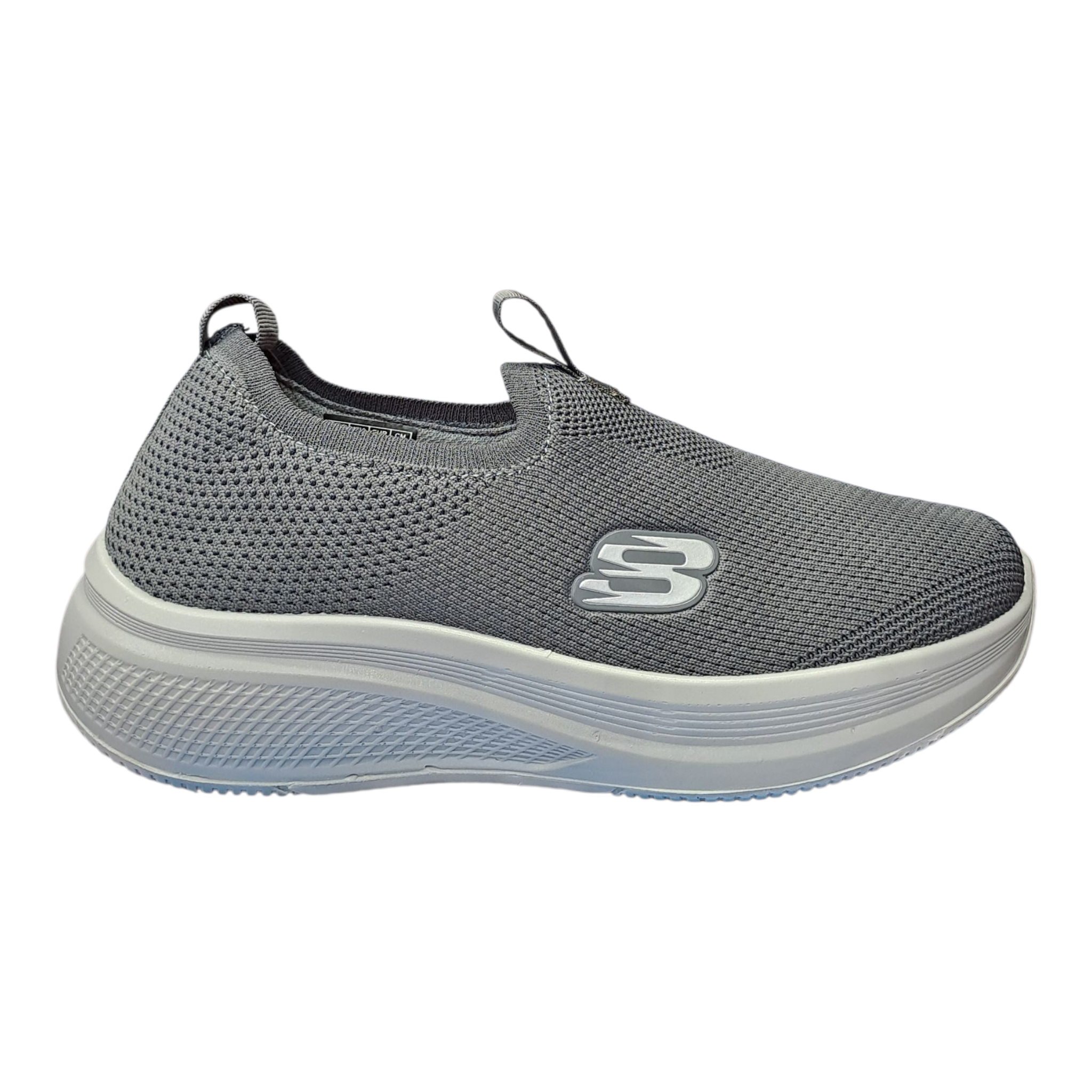 Premium Skechers Slip-On Shoes for Men – Lightweight, Breathable & Comfortable (Grey, Blue, Black)
