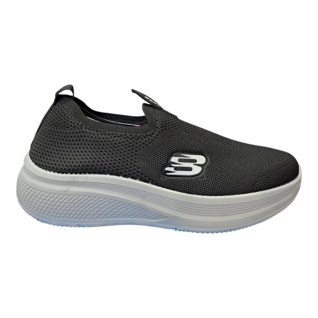 Premium Skechers Slip-On Shoes for Men – Lightweight, Breathable & Comfortable (Grey, Blue, Black)